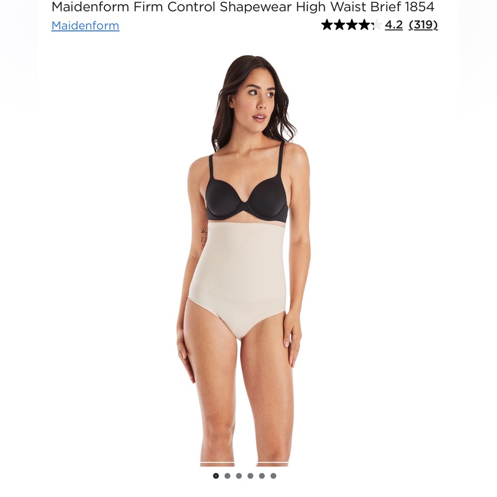 Maidenform Firm Control High-Waisted Tan Shapewear, 3X